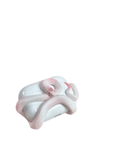 Creative Snake-Inspired Silicone Case for AirPods Pro.