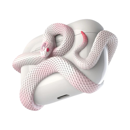 Creative Snake-Inspired Silicone Case for AirPods Pro.