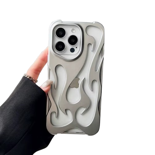 Introducing the 3D Flame Pattern Hollow Slim Phone Case.