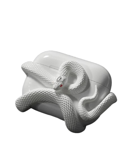 Creative Snake-Inspired Silicone Case for AirPods Pro.
